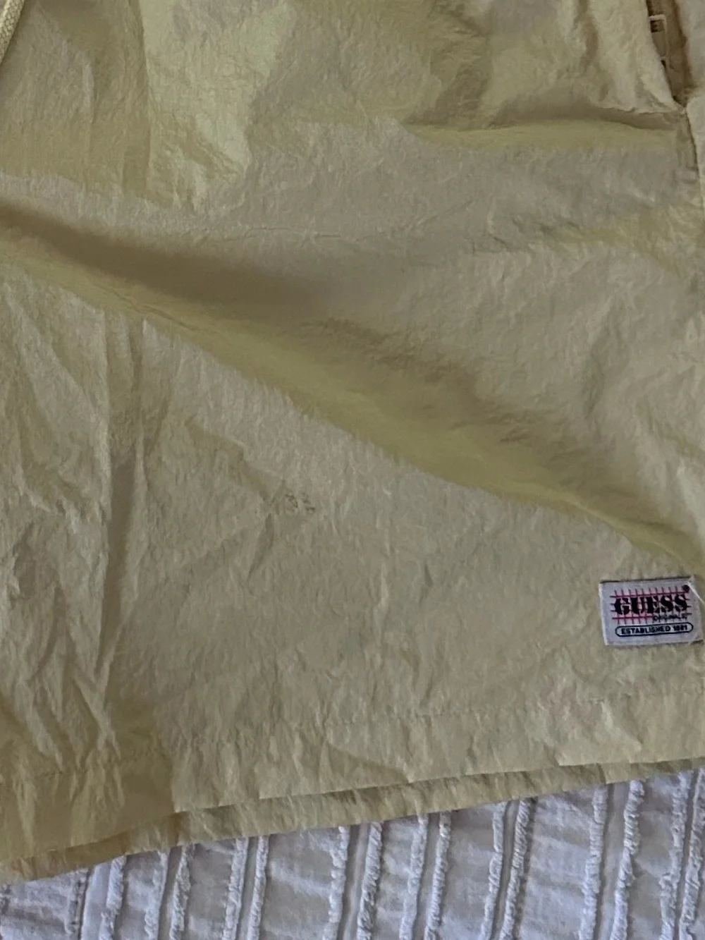 Guess Originals Established 1981 Swim Shorts – Butter Yellow – Size M